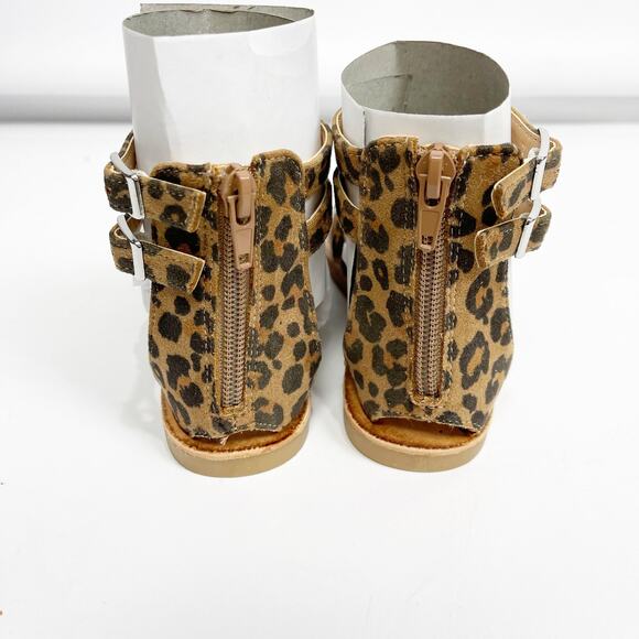 Treasure & Bond Girls Alana Gladiator Sandals Size 4 Tan Brown Animal  NWOB - Picture 5 of 6